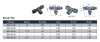 TRANSAIR UNEQUAL TEE D50-D25-D