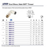 FDA NICKEL BRA 1/4BSPT ELBOW P