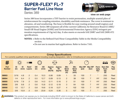 SUPERFLEX FL-7 CARB 5/8