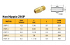 STRAIGHT ADAPTOR MALE 3/8"NPTF