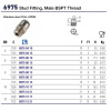MALE 1/4"BSPT STAINLESS STEEL