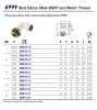 FDA NICKEL BRA 1/8"BSPP ELBOW